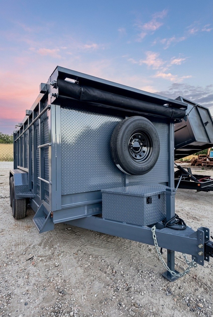 Hydraulic Dump Trailer Sizes and Capacities